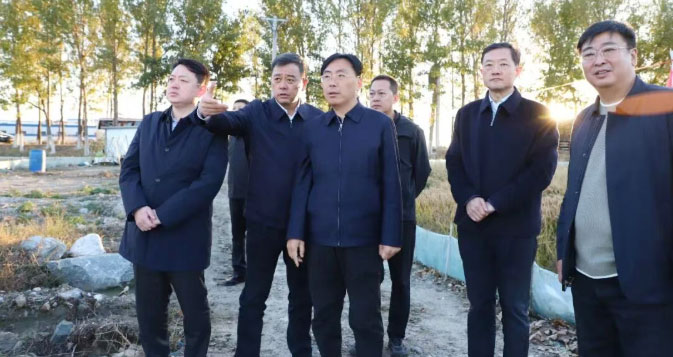 ⁠李军到大石桥市调研秋收和高标准农田建设工作